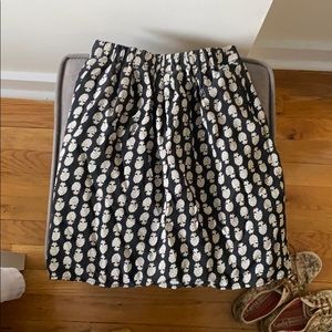 Printed madewell skirt with pockets